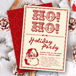 Klassieke  Secret Santa HO Holiday Party Kaart