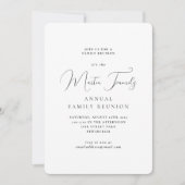 Klassieke serie reünie fotouitnodiging (Voorkant)