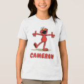 Klassieke Sesamstraat Elmo Tri-Blend Shirt (Voorkant)
