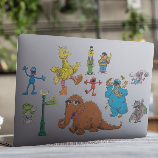 Klassieke Sesamstraat Vrienden Sticker
