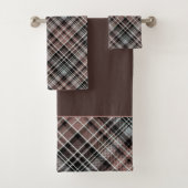 Klassieke set Tartan Napkins Bath Bad Handdoek (Insitu)