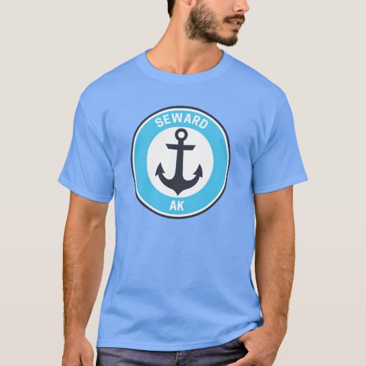Klassieke Seward Alaska T-shirt (Voorkant)