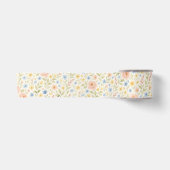 Klassieke Shabby Chic Franse Bloem Kunst Patroon Satijnen Lint (Voorkant)