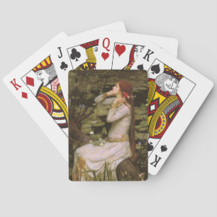 Klassieke Shakespeare Ophelia Vijver Lelie Kunstsc Pokerkaarten