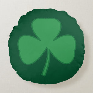Klassieke Shamrock Pillow Rond Kussen