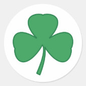 Klassieke Shamrock Stickers (Voorkant)