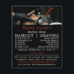 Klassieke Shave, Mannen Barbers Adverteren Flyer<br><div class="desc">Klassiek hebben de Mannen kappers broers Adverteren door de Visitekaartje winkel.</div>