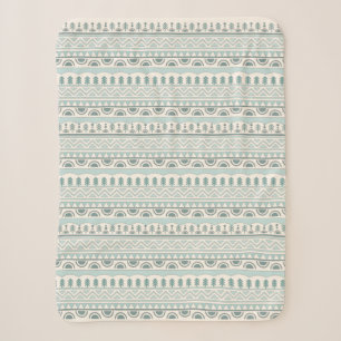 Klassieke Sherpa Throw Blanket in Warm White