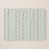 Klassieke Sherpa Throw Blanket in Warm White (Voorkant (horizontaal))