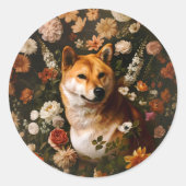 Klassieke Shibu Inu - Sticker (Voorkant)