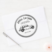 Klassieke Show stickers Dubbele lijn aanpassen (Envelop)