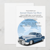 Klassieke Show uitnodiging (Voorkant / Achterkant)