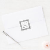 Klassieke Sierlijke Ex Libris Boekplaat Stickers O (Envelop)