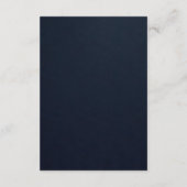 Klassieke Sierlijke Paisley Ivoor Goud Trouw RSVP Informatiekaartje (Achterkant)