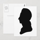 Klassieke Silhouet Briefkaart (Voorkant / Achterkant)