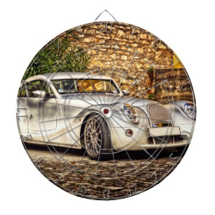 Klassieke Silver Sportauto Dartbord