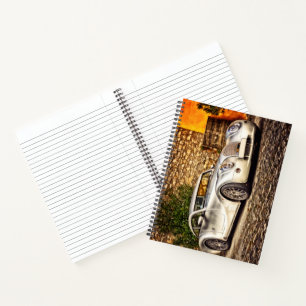 Klassieke Silver Sportauto Notitieboek