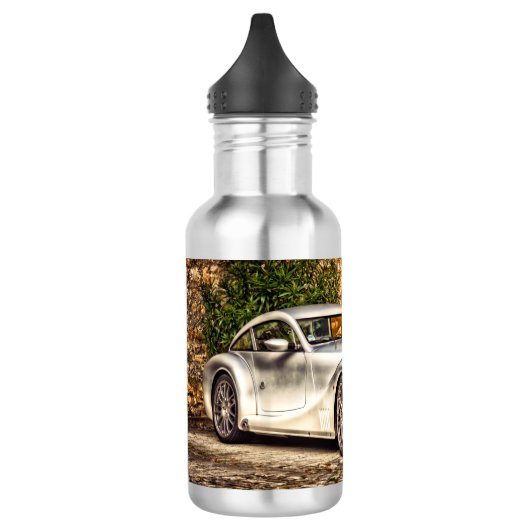Klassieke Silver Sportauto Waterfles (Links)