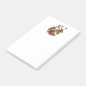Klassieke Sinterklaas Rijden Een Rendier Kerstmis Post-it® Notes (Schuin)