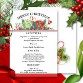 Klassieke Sjabloon kerstmenu Menu