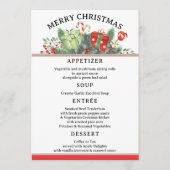 Klassieke Sjabloon kerstmenu Menu (Voorkant)