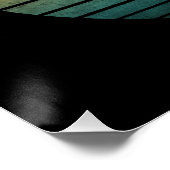Klassieke Skateboardende Skater Perfect Poster (Hoek)