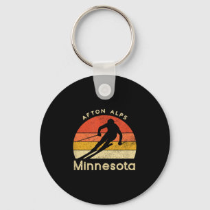 Klassieke Ski Afton Alps Minnesota Berg  Sleutelhanger