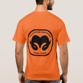 Klassieke Skinner Brothers oranje t-shirt (Achterkant)