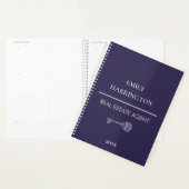 Klassieke sleutel paarse makelaar planner (Display)
