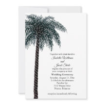 Klassieke slotlamppalm van de boom de Uitnodiging 