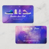 Klassieke Sneakers Nebula Spiritueel Visitekaartje (Voorkant / Achterkant)