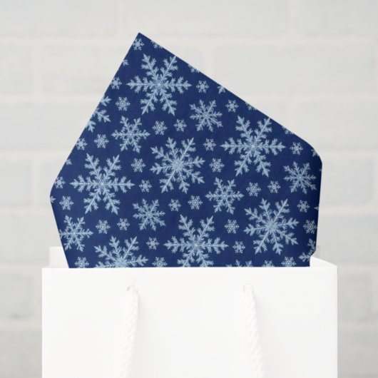 Klassieke Sneeuwvlokken Tissuepapier (Cadeauzakje)