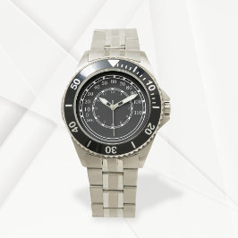 Klassieke snelheidsmeter horloge