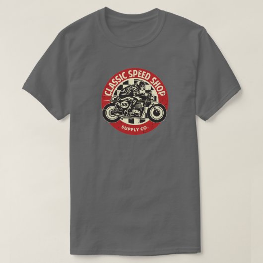 Klassieke-snelheidswinkel | Retro | VINTAGE T-shirt (Design voorkant)