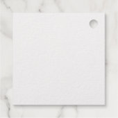 Klassieke Snowflake Holiday Silver Bedankjes Labels (Achterkant)