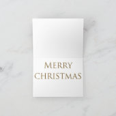 Klassieke snowy Forest Red Fox Merry Kerstmis Feestdagen Kaart (Binnen)