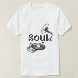 Klassieke Soul Grammofoon Muziek Liefhebber T-shir T-shirt