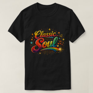 Klassieke Soul Vintage Retro Muziekaesthetic T-shirt