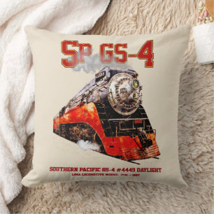 Klassieke Southern Pacific GS-4 stoomlocomotief Kussen