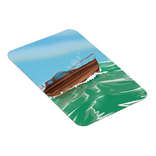 Klassieke speedboot magneet (Rechterzijde)