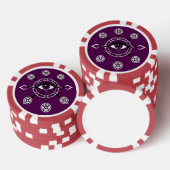 Klassieke speelkaarten horror poker chips (Opstapeling)