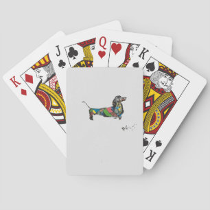 Klassieke Speelkaarten met Dachshund