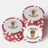 Klassieke speelkaarten poker chips (Opstapeling)