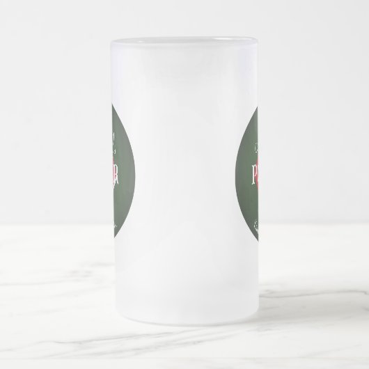 Klassieke Speelkaarten Poker Room Diamant Matglas Bierpul (Center)