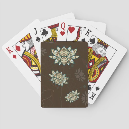 Klassieke speelkaarten van Lotus (Achterkant)