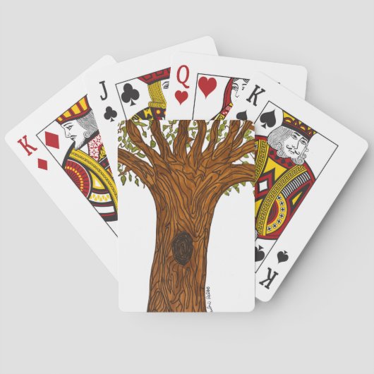 Klassieke speelkaarten van Twisted Tree (Achterkant)