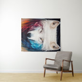 Klassieke speelkaarten wandkleed (In Situ (horizontaal))