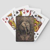 Klassieke speelkaartenolifant 1 pokerkaarten (Achterkant)