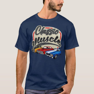 Klassieke spier auto Motor Auto-onderdelen Spier a T-shirt