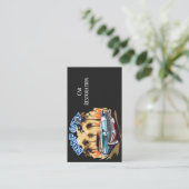 Klassieke Spier Auto Restauratie Visitekaartje (Staand voorkant)